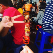 Xiên nướng bbq 35k/ que