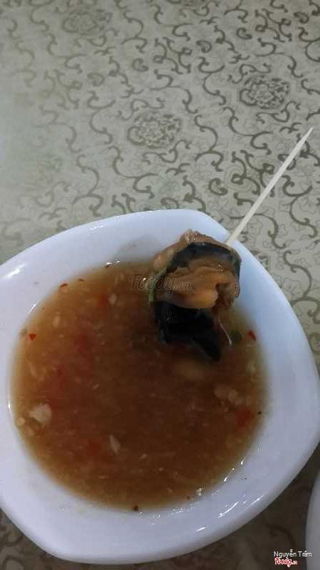 Mắm gừng ăn với ốc