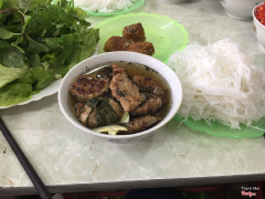 bún chả hàng mành