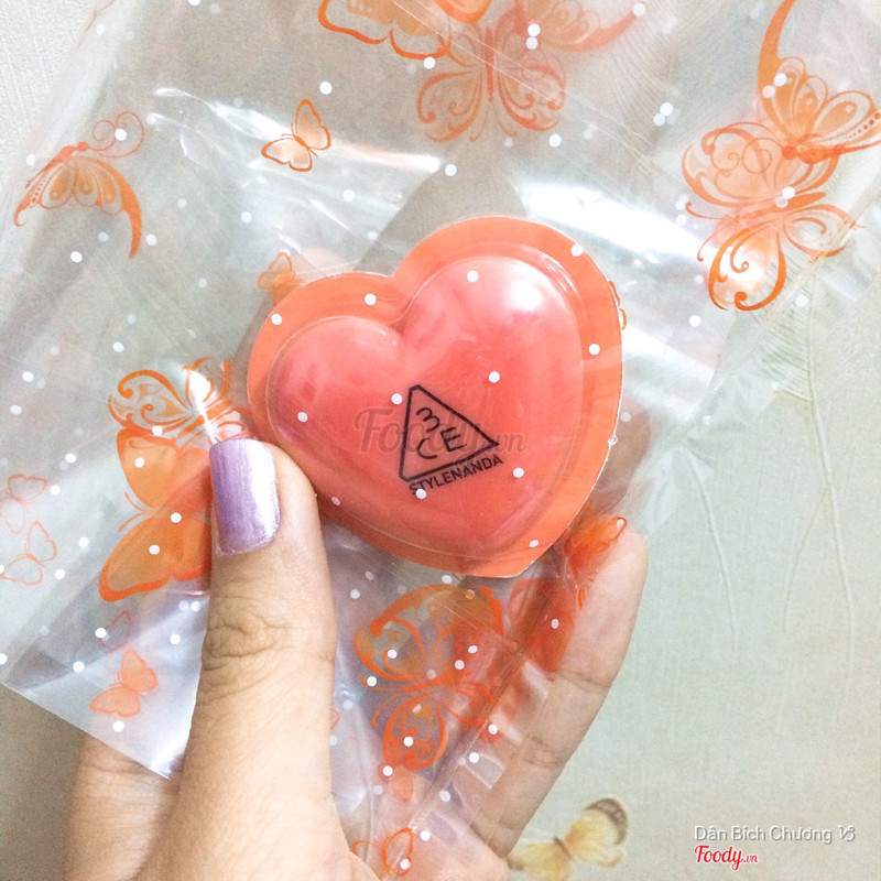 3CE Heart Pot Lip ~ CORAL