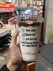Món dừa xay cacao 15k