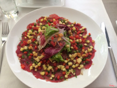 Beef carpaccio