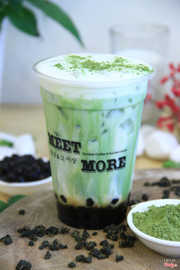 Sữa tươi trân châu sốt matcha