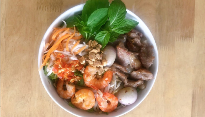 Bún Thịt Xào Tép - Bánh Ướt - An Dương Vương