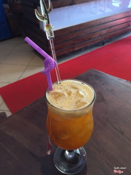 Trà sữa đào ngon mê li