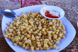 bắp non chiên