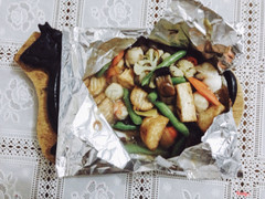 Món đặc sản của quán. Đậu hũ hải sản