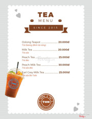 Trà sữa - Trà đào