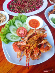 Càng ghẹ rang muối