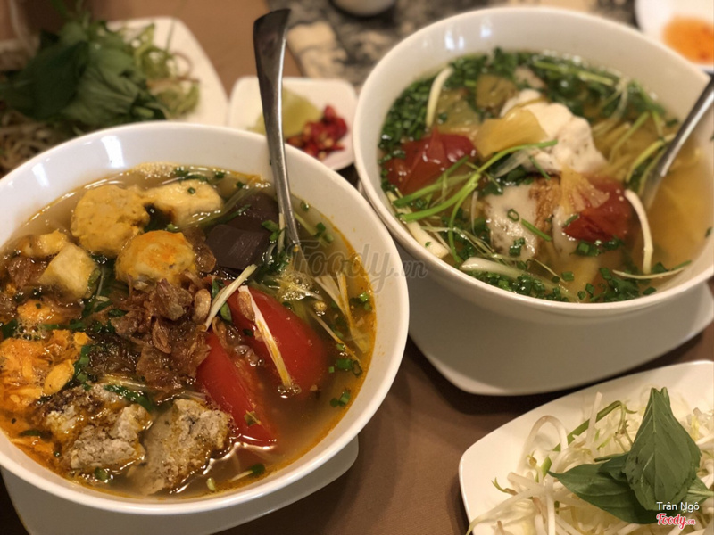 Bún riêu - bún chả cá