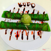 Crepe matcha