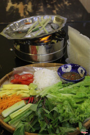 CÁ HẤP CUỐN BÁNH TRÁNG