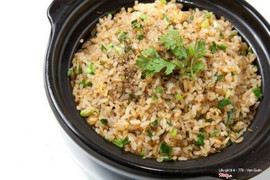 cơm chiên cá mặn cá thu