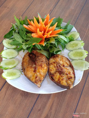 Cá Bóp nướng muối ớt