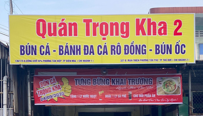 Trọng Kha - Bún, Bánh Đa Cá Rô Đồng & Bún Ốc - Y10 Hẻm 136 Đồng Khởi