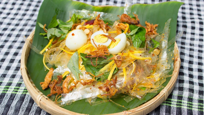 Bòn Bon - Trà Đào & Bánh Tráng Trộn