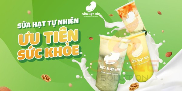 Sữa Hạt Mix - Đậu Nành, Yến Mạch, Hạt Sen - Bồ Đề