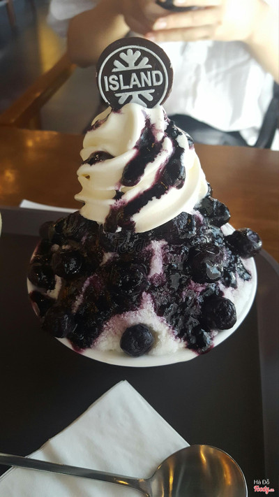 bingsu blueberry