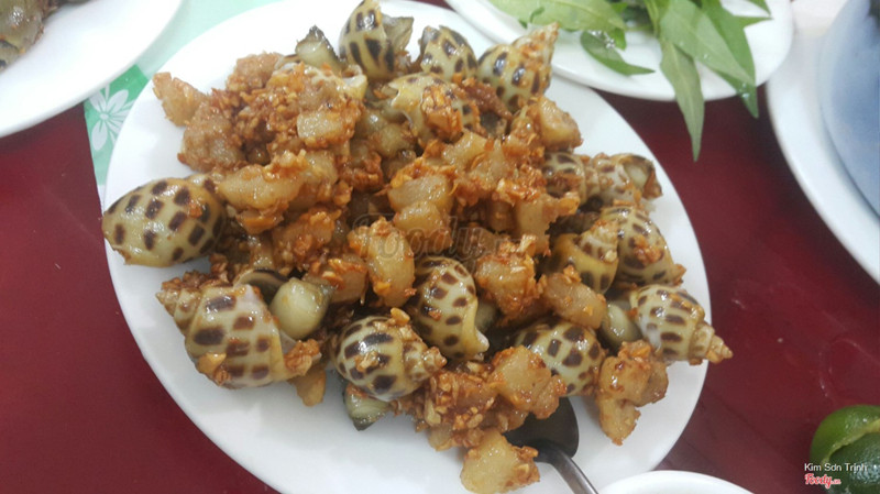 ốc hương cháy tỏi