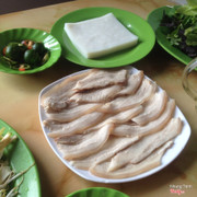 Bánh tráng thịt luộc 