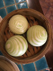 bánh bao trà xanh