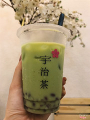 Trà sữa matcha đậu đỏ