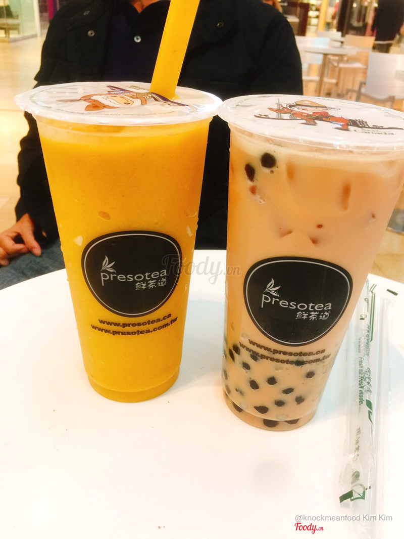 Boba milktea x mango 