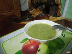 cháo lá dứa