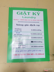 EcoWash bảng giá dịch vụ 2018