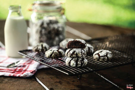 Bánh cookies crinkle sô-cô-la