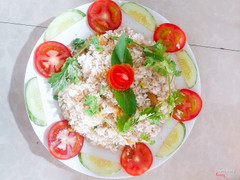 Cơm chiên tỏi 55k