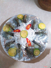 Tôm tái mù tạc 120k