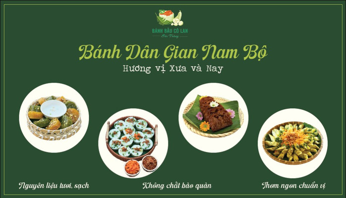 Bánh Dân Gian Nam Bộ Cô Lan - Bánh Bầu - Trường Sa