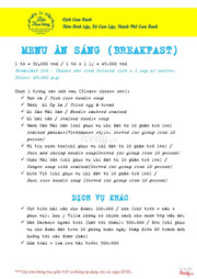 menu villa Đảo Hoa Vàng, 0901350662 