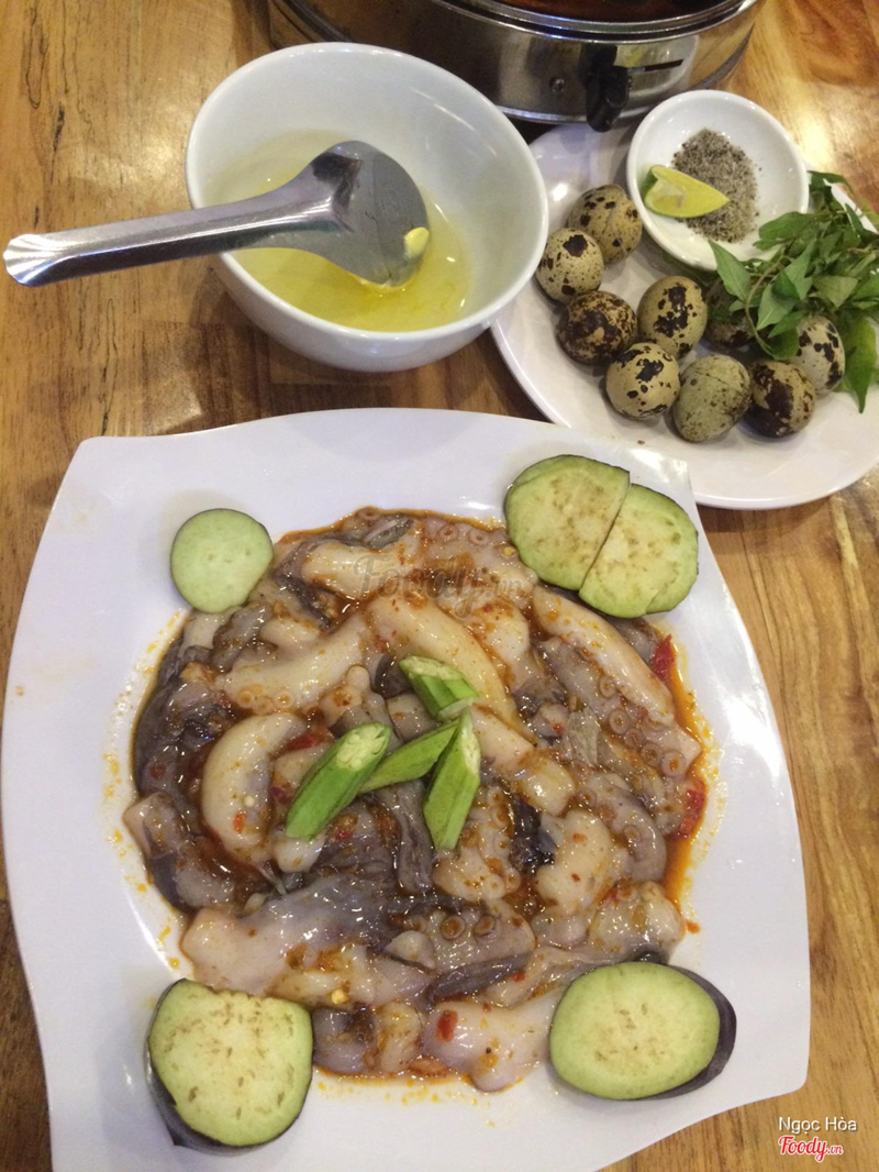 bạch tuộc nướng