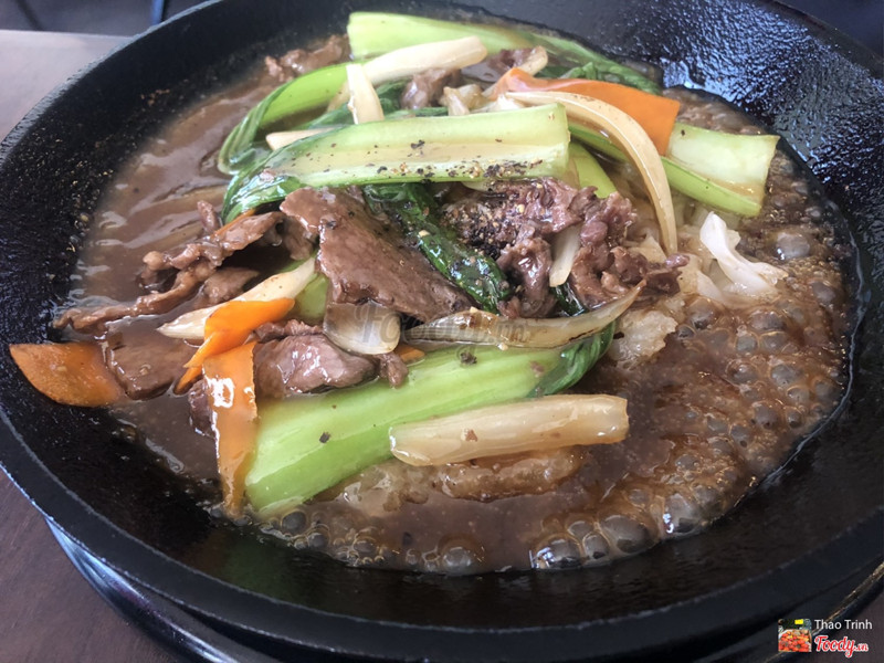 Phở bò áp chảo