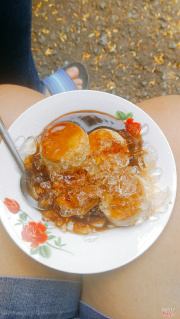 Bánh flan dừa