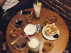 Bạc sỉu & cafe đen & cafe sữa & yaua kiwi & matcha latte 