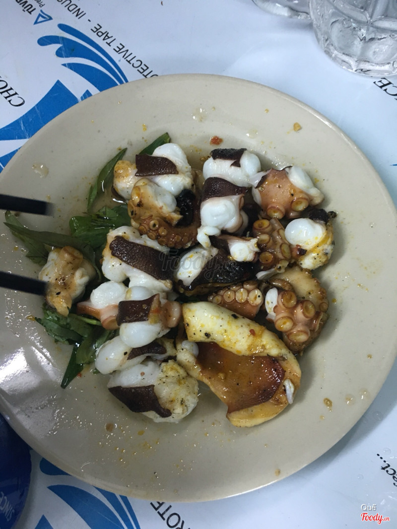 bạch tuộc nướng