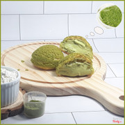 Bánh su vỏ giòn matcha