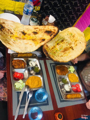 Combo with worlds biggest naan with 150.000