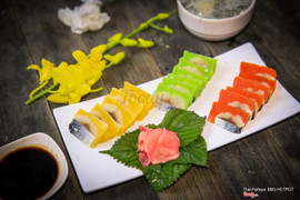 Sashimi cá trích ép trứng