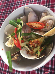 Nghêu hấp