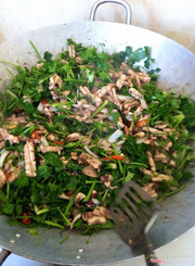 Mực xào