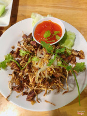 mực sữa chiên nước mắm
