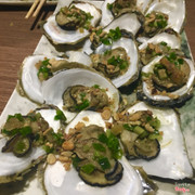 hàu nướng mỡ hành