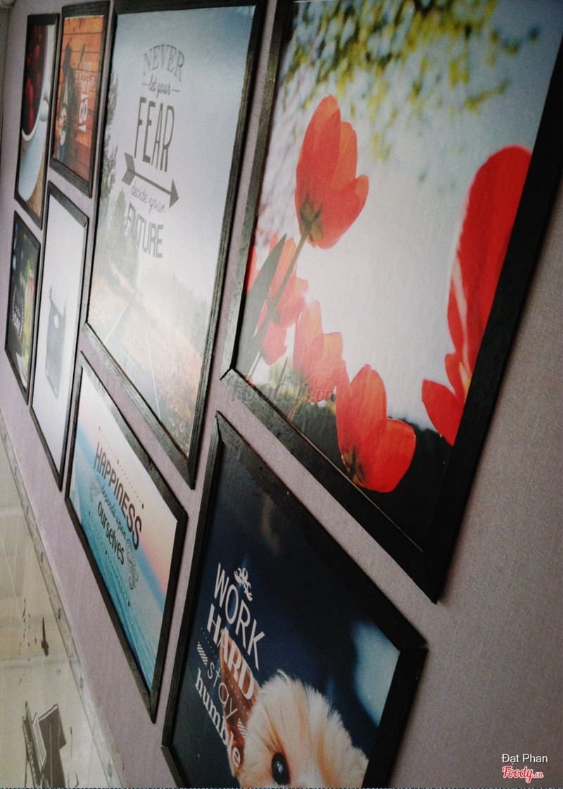 Tường khá bắt mắt