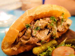 Philly cheesesteak sandwich