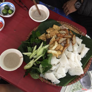 Bún đậu chả cốm