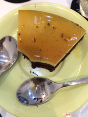 Bánh flan brownie